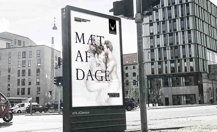 Svalegangens konceptfotos er en fortolkning af teatrets ønsker og ambitioner, der er tilpasset den enkelte forestillings handling. 